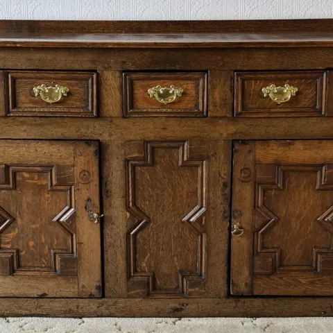 Antique Georgian Oak Buffet Sideboard