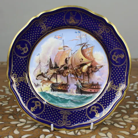 Spode ‘The Maritime England Plates’ – No. 1 “The Glorious First of June, 1794”