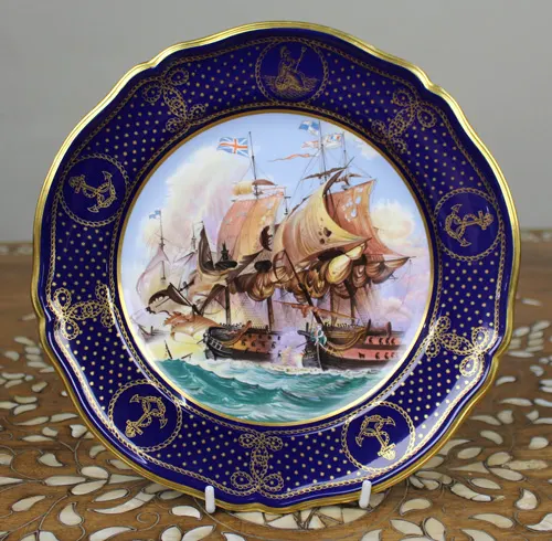 Spode ‘The Maritime England Plates’ – No. 1 “The Glorious First of June, 1794”
