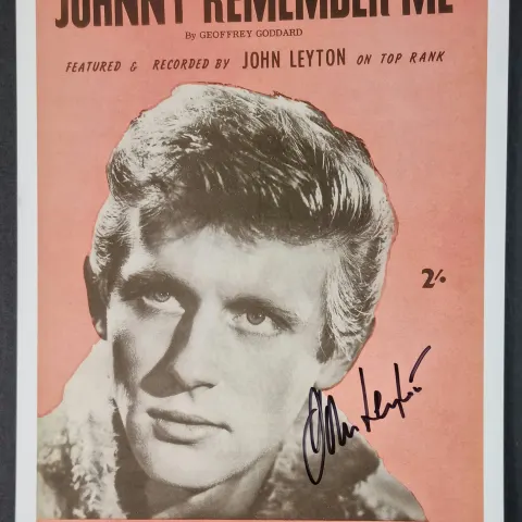 John Leyton Original Signature