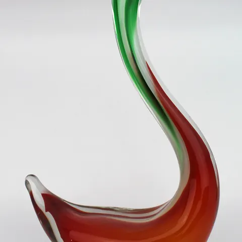 Art Glass Chicken Sculpture