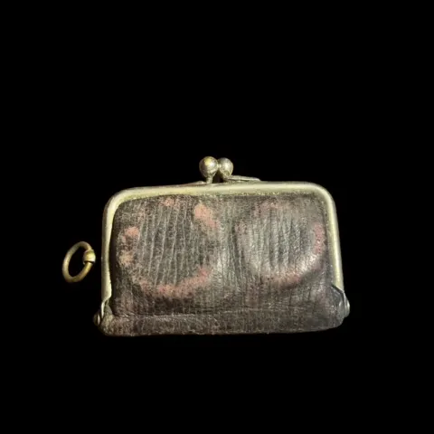 Victoria Leather Sovereign Pouch 19th Century