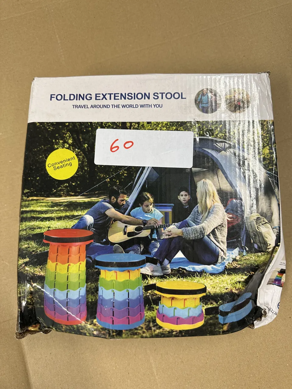 Folding Extension Stool