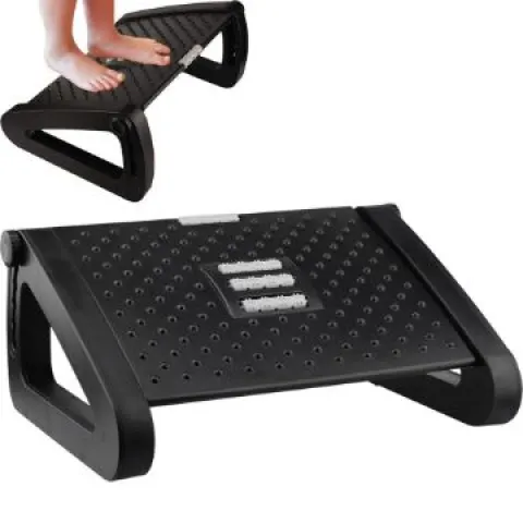 5 x Foot Rest Under Desk, Adjustable Angle 6 Height RRP £16.04 ea. L21