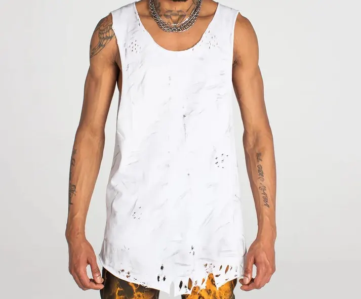 MJB Marc Jaques Burton Nudaveris White Vest, Online Price £246.90, Size S.