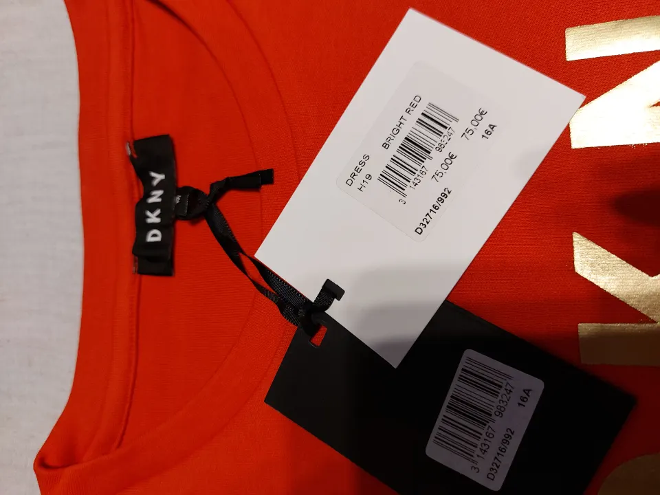 DNKY Red dress age 16 RRP £75
