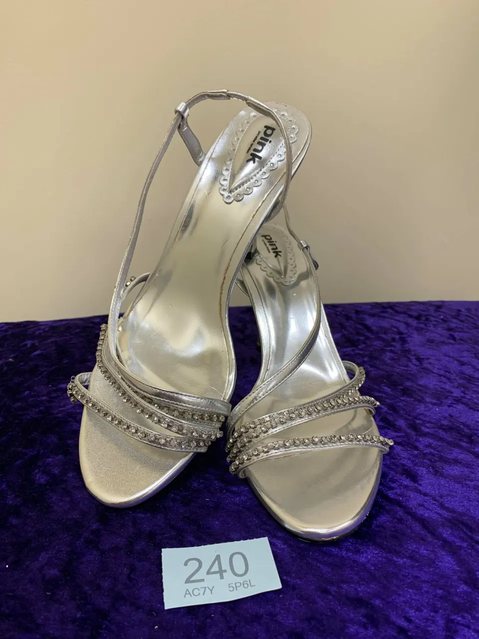 Designer shoes Silver size 40