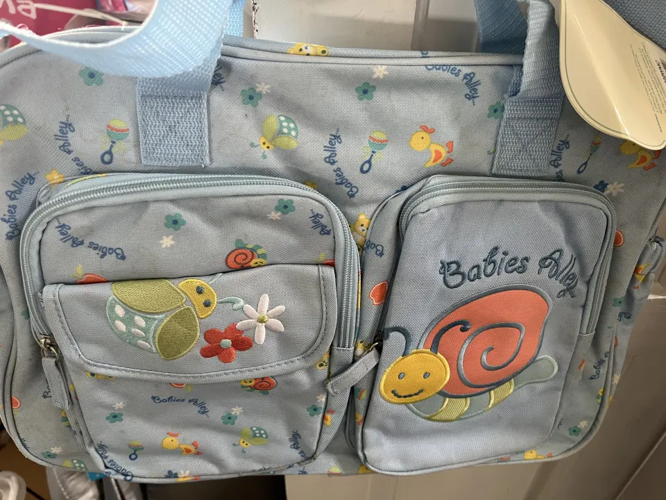 Brand New Baby Bag, Comes With Charging Mat, Bottle Bag and Nappy Bag Blue