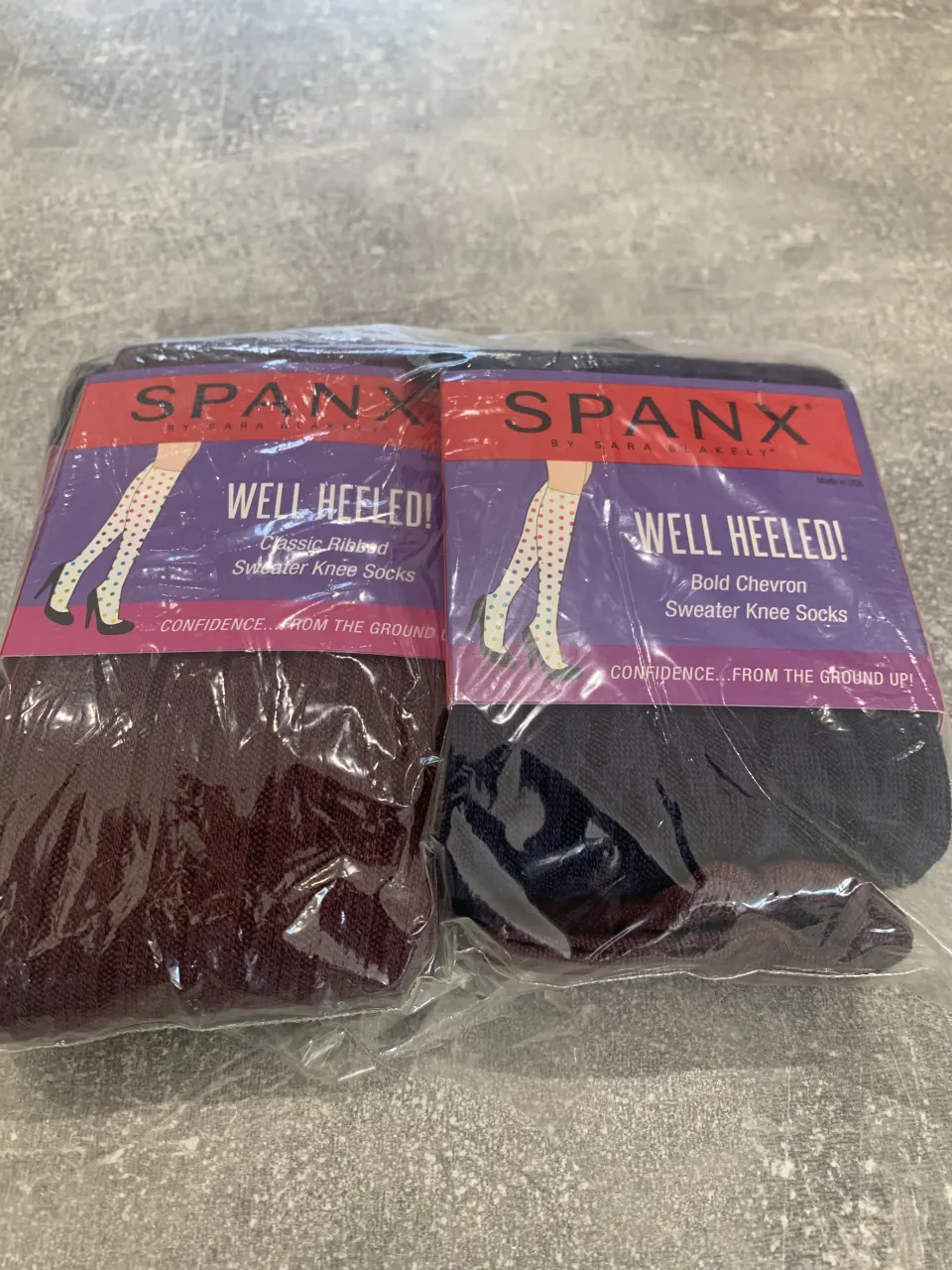 Brand New Spanx Well Heeled Knee High Socks pack of 4