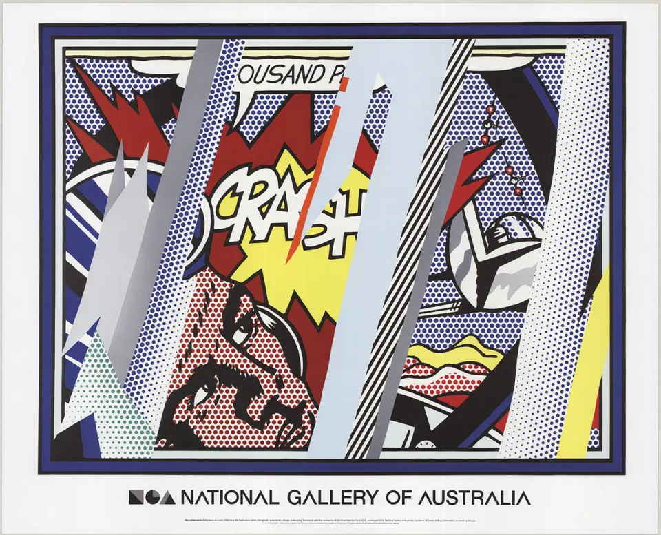Roy Lichtenstein - Reflections On Crash  2013.