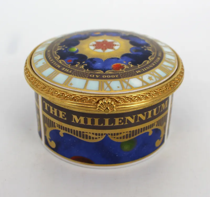 Royal Worcester Millennium Trinket Box