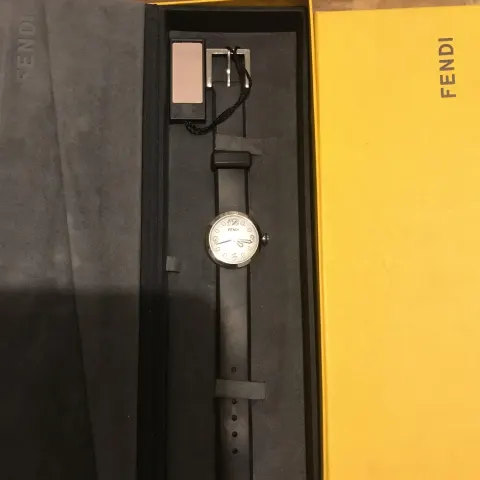 Fendi Women’s Black Bussola Bubble Watch