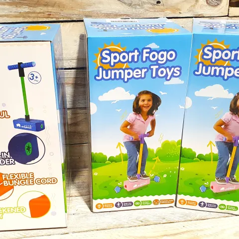 3 x Sport Fogo Pogo Jumper Toys Pogo Stick Jumper. Rrp £39