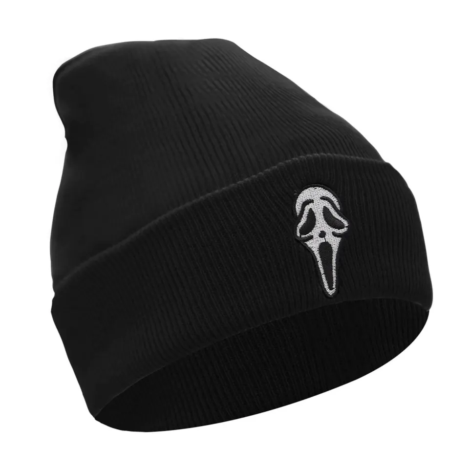 9 x Adults Scream Mask Beanie Hats
