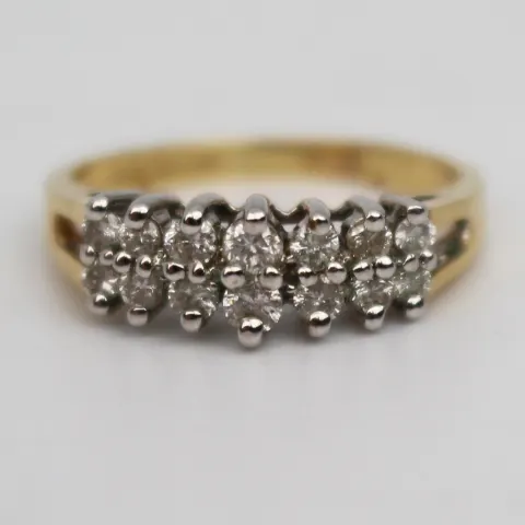 14 Stone Diamond Ring