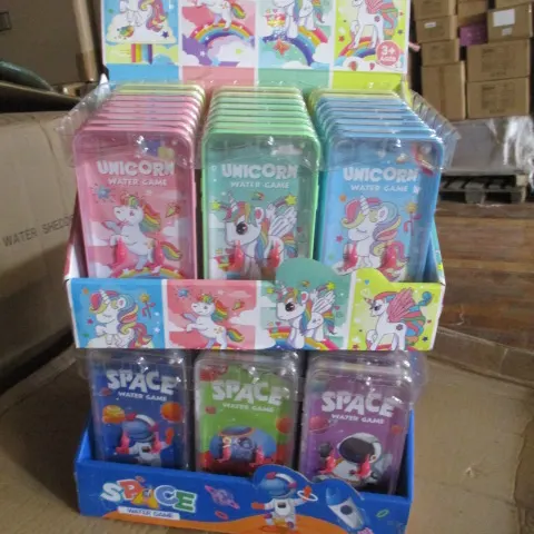 24 Pcs Brand New Water Push Game - Super Quality £2.99/unit - 24 Pcs Assorted Design