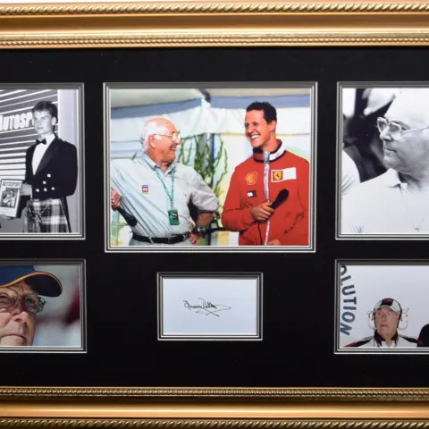MURRAY WALKER original signature presentation.