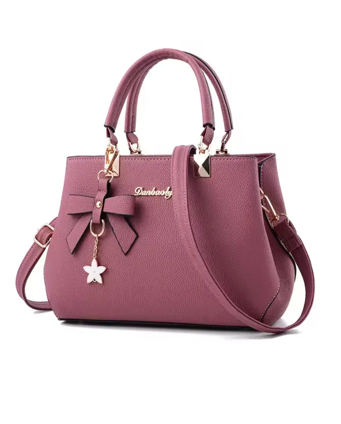 Elegant Women’s Messenger Bag - The Perfect Blend of Style & Function! Dark Pink