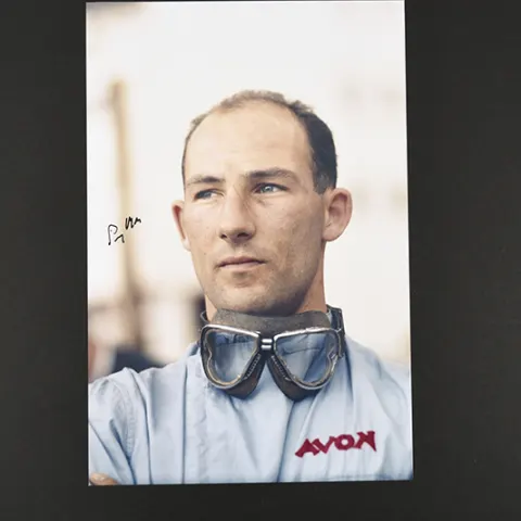 STIRLING MOSS  ( 1929 - 2020)    Original signature