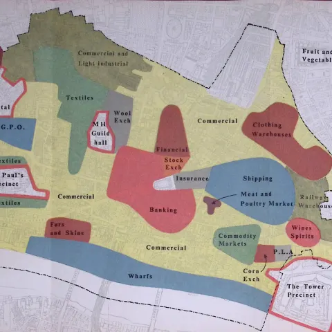 The City of London Proposed Reconstruction Development Plans After World War 2 Damage-4