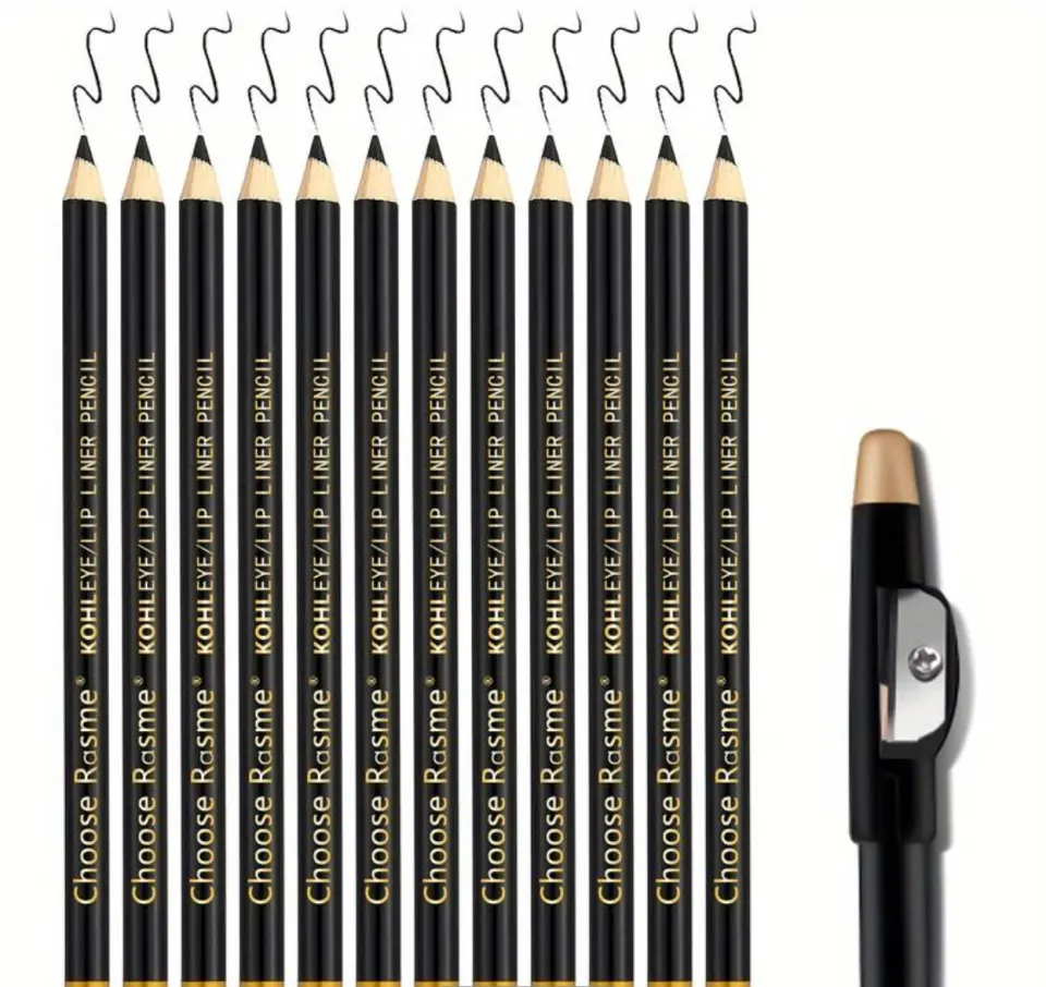 12PCS/Set Eyebrow Pencil With Sharpener