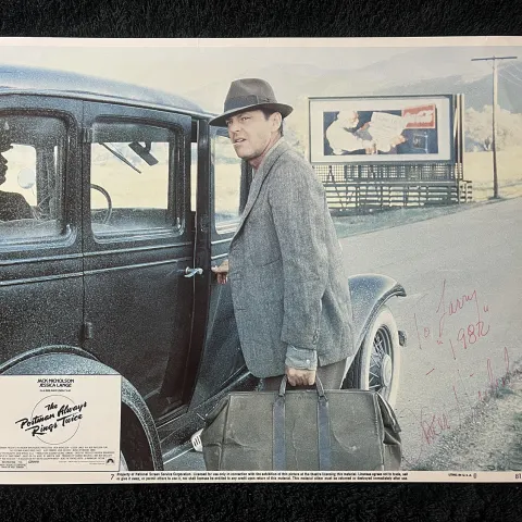 Jack Nicholson Signed Cinema Lobby Card
