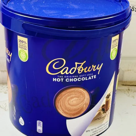 Cadbury Drinking Hot Chocolate 5kg (5kg) BBE July 25 New Sealed Tub