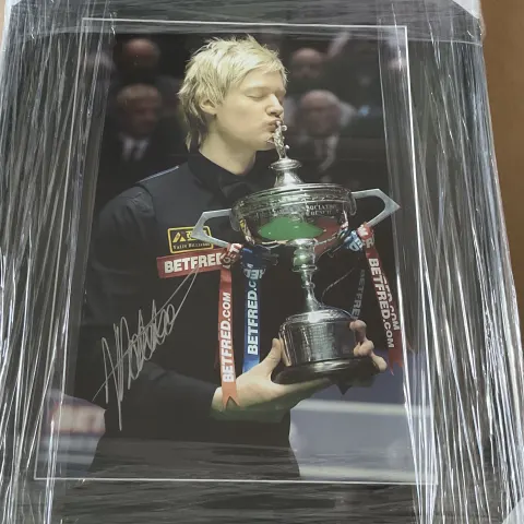 Neil Robertson Hand Signed Framed Photograph – World Snooker Champion – COA Included – Ready To Hang