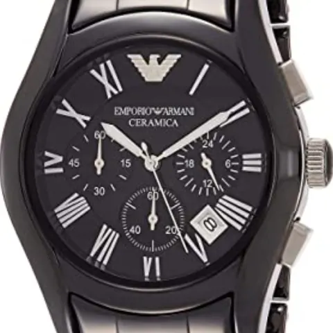 Emporio Armani AR1400 Men's Ceramica Quartz Chronograph Watch