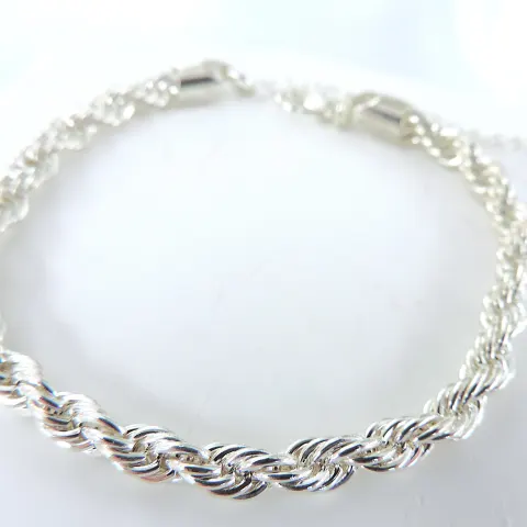 925 Silver Rope Chain Braelet 'New'