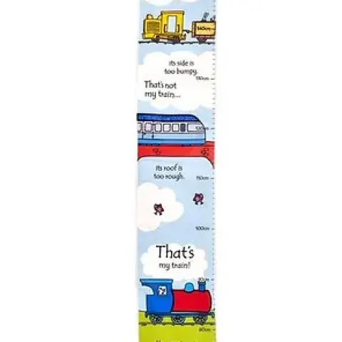 "That's not my..." Train Fabric Height Chart RRP £14.99