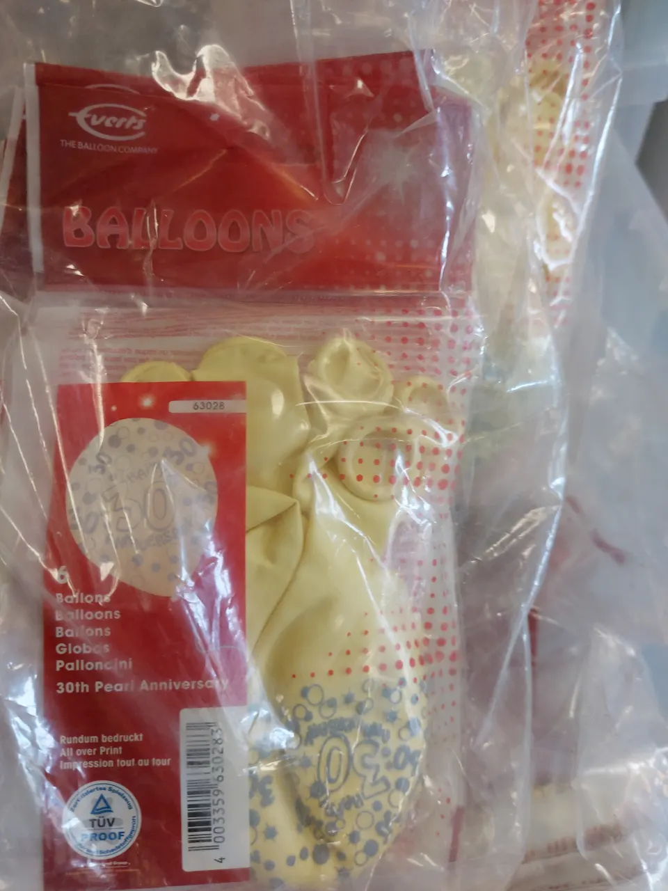 30th Wedding Anniversary Balloons x 36 Packs of 6