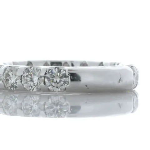 Platinum Full Eternity Diamond Ring 2.25