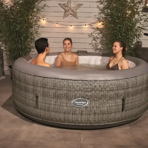 (10/Mez/P) RRP £580. CleverSpa Florence 6 Person Hot Tub.