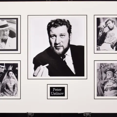 PETER USTINOV original signed presentation