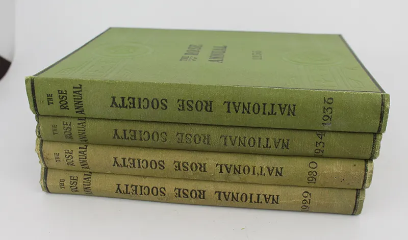 The Rose Annual 4 Volumes National Rose Society