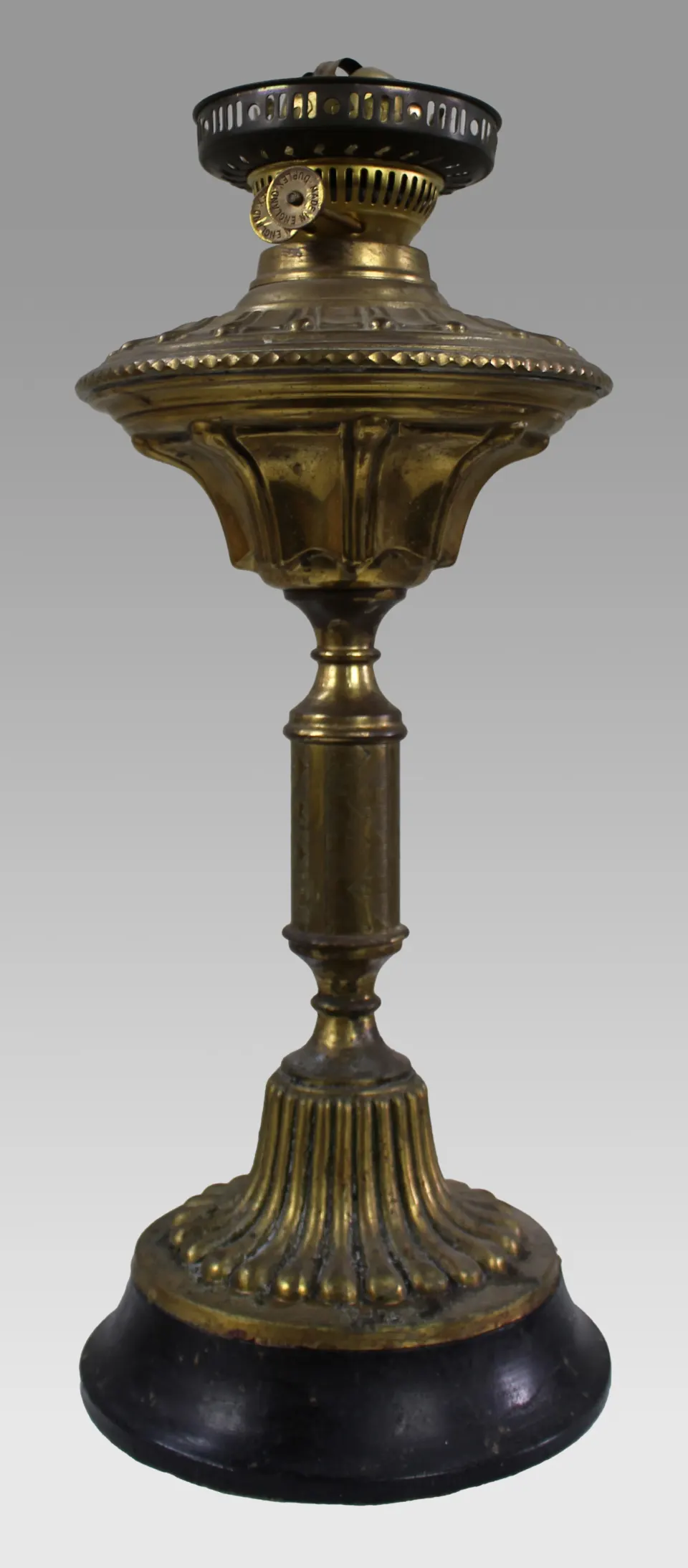 Antique Victorian Duplex Oil Lamp Base