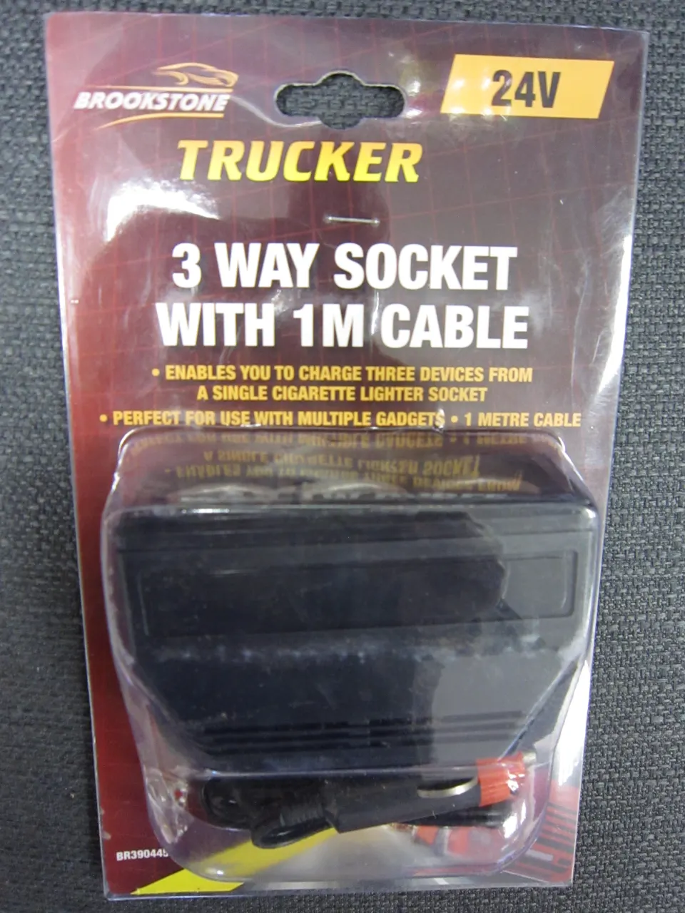 100pcs 3 way extension socket with cable brand new retail packed as pictured