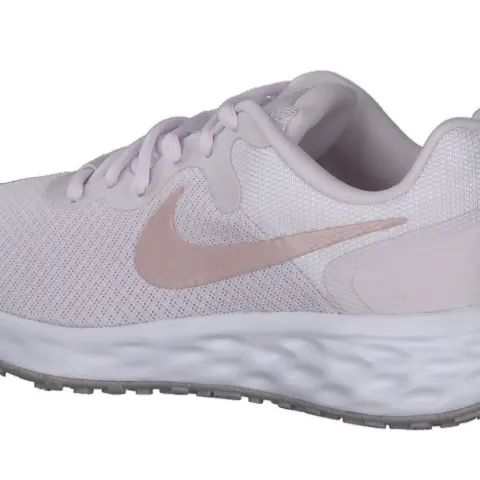 Nike Women's Revolution 6 Running Shoes – UK Size 4 – Light Violet/Champagne/White