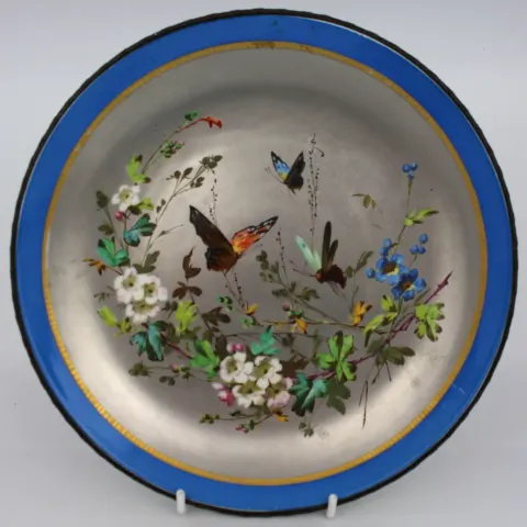 Decorative Victorian Hand Painted Charger