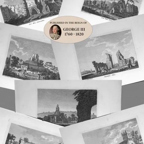 Job Lot Somerset Francis Grose Antique 230+ Years Old Copper Engravings.