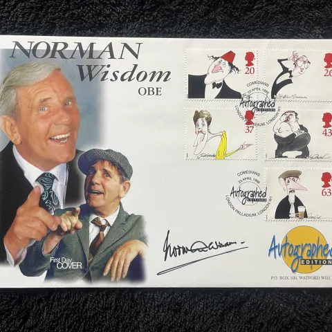 Norman Wisdom Signed