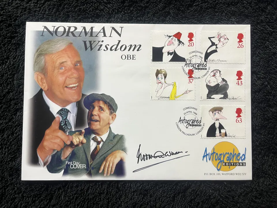 Norman Wisdom Signed