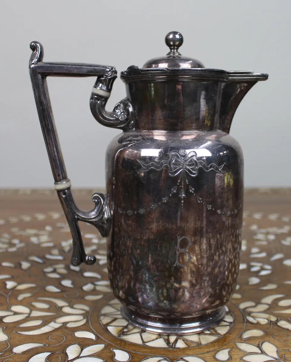 Victorian Silver-Plated Lidded Jug by Mappin & Webb