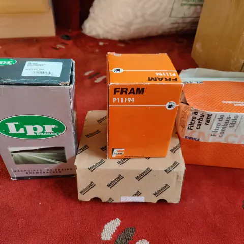 Ford Fiesta VI Service Parks 
Brake pads 
Brake shoes
Fuel Filter (Diesel) etc