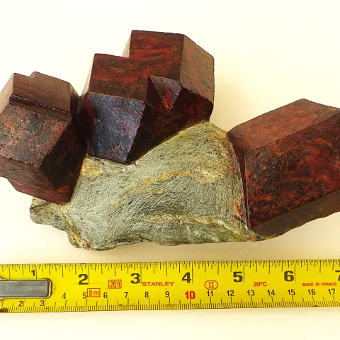 Huge Natural Garnet Crystals On Matrix From India