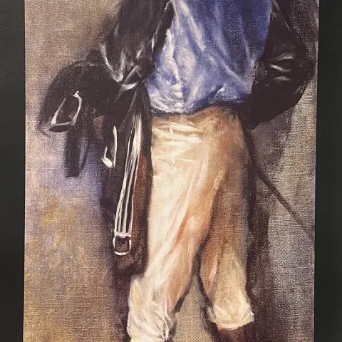 Jay Boyd Kirkman "Jockey In Blue" Canvas Edition