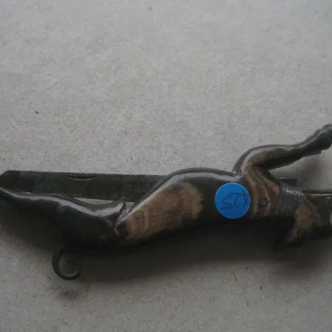 Rare George III Horn Hafted Dog Penknife