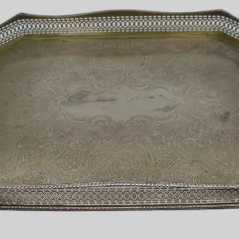Vintage Silver Plated Tray