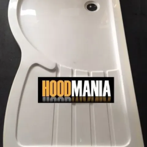 10 x Left Hand Curved Bathroom Shower Tray Lightweight Walk In 1400mm x 900mm TT1490L